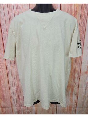 Members Only Off-White T-Shirt Large Off-White Cotton Crew Neck